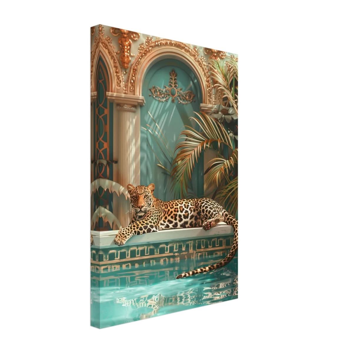 Da Vinci Nature Wall art | Wildlife | Leopard | Panthera - Canvas - 30x45 cm / 12x18″ - Slim