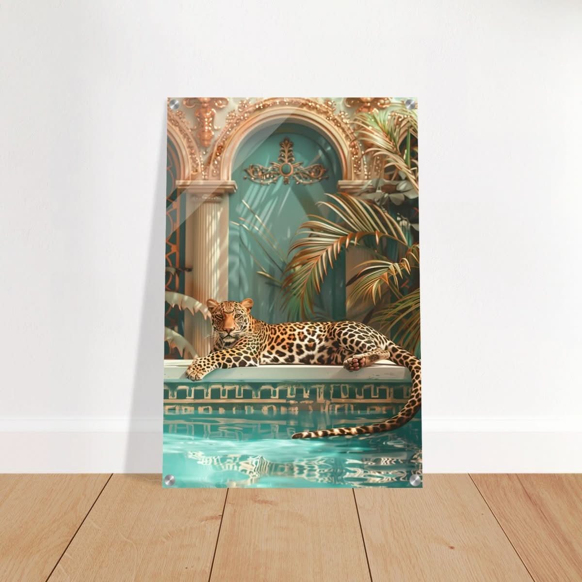 Da Vinci Nature Wall art | Wildlife | Leopard | Panthera - Acrylic Print - 50x75 cm / 20x30″ -