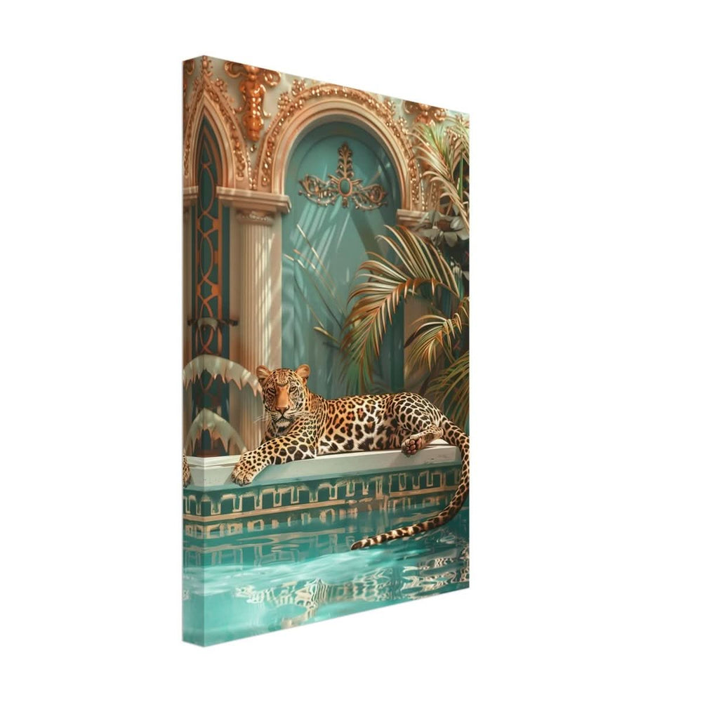 Da Vinci Nature Wall art | Wildlife | Leopard | Panthera - Canvas - 30x45 cm / 12x18″ - Thick