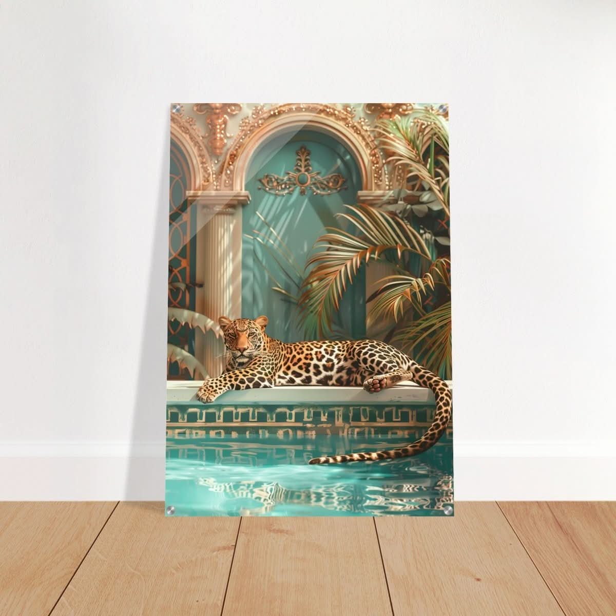 Da Vinci Nature Wall art | Wildlife | Leopard | Panthera - Acrylic Print - 70x100 cm / 28x40″ -