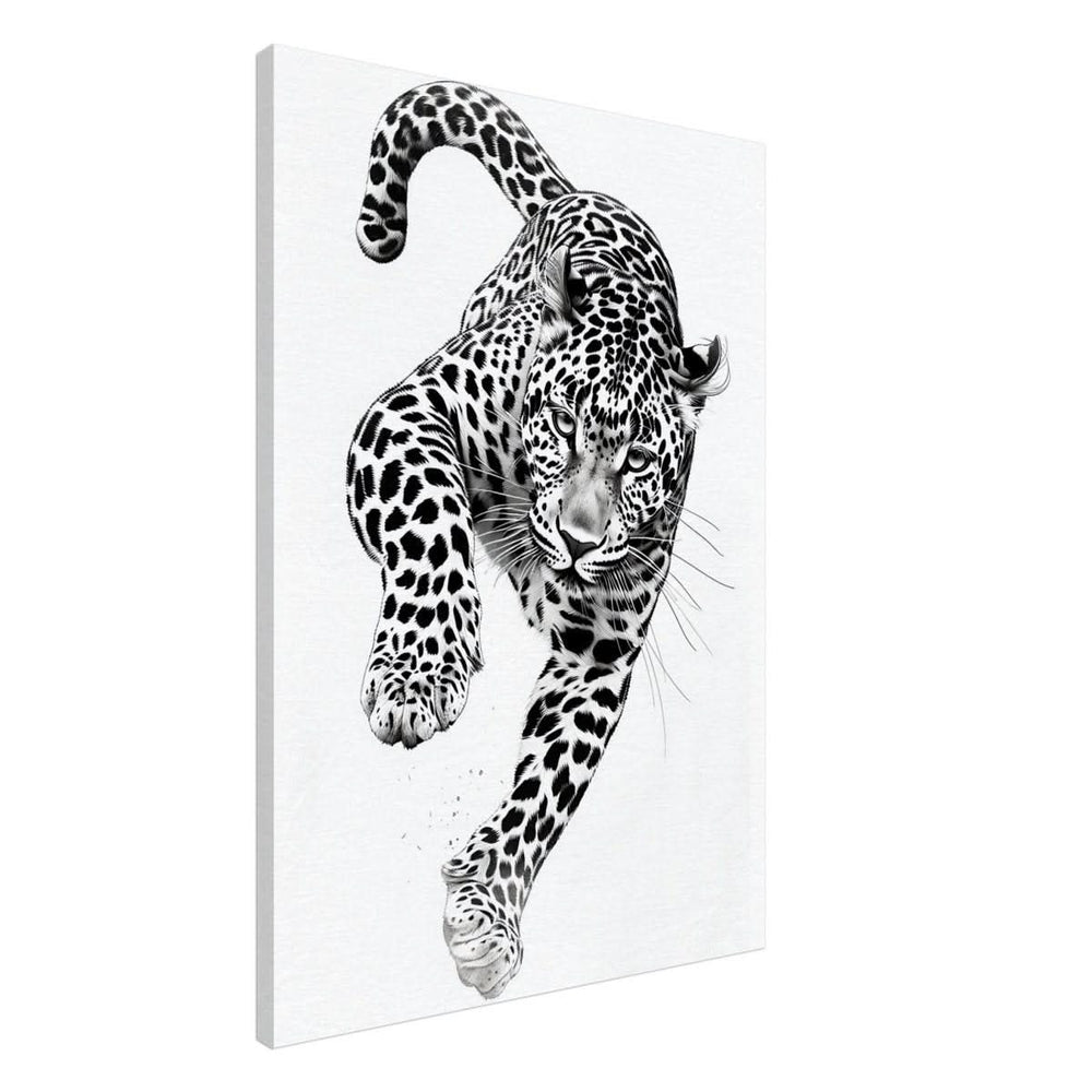 Da Vinci Nature Wall art | Wildlife | Leopard - Canvas - 70x100 cm / 28x40″ - Thick