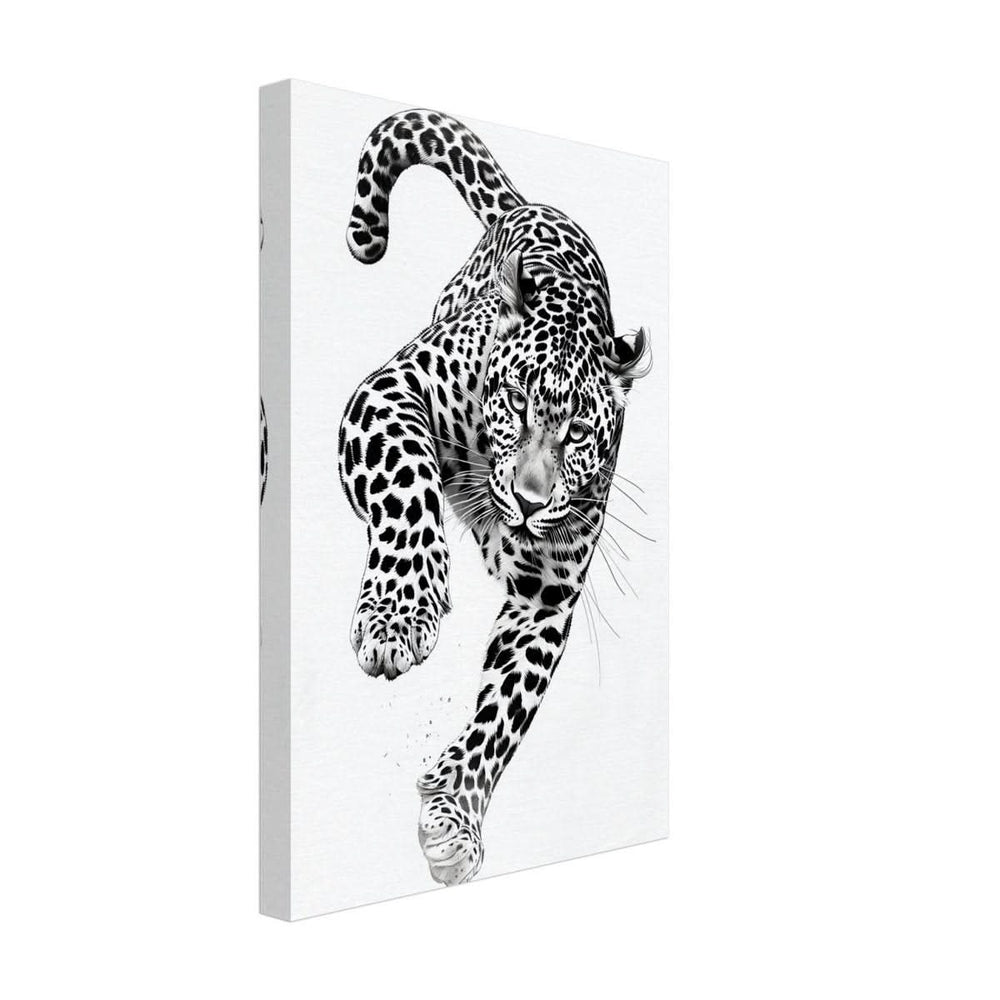 Da Vinci Nature Wall art | Wildlife | Leopard - Canvas - 30x45 cm / 12x18″ - Thick
