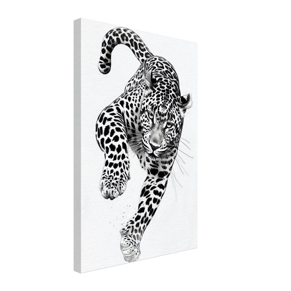 Da Vinci Nature Wall art | Wildlife | Leopard - Canvas - 40x60 cm / 16x24″ - Thick