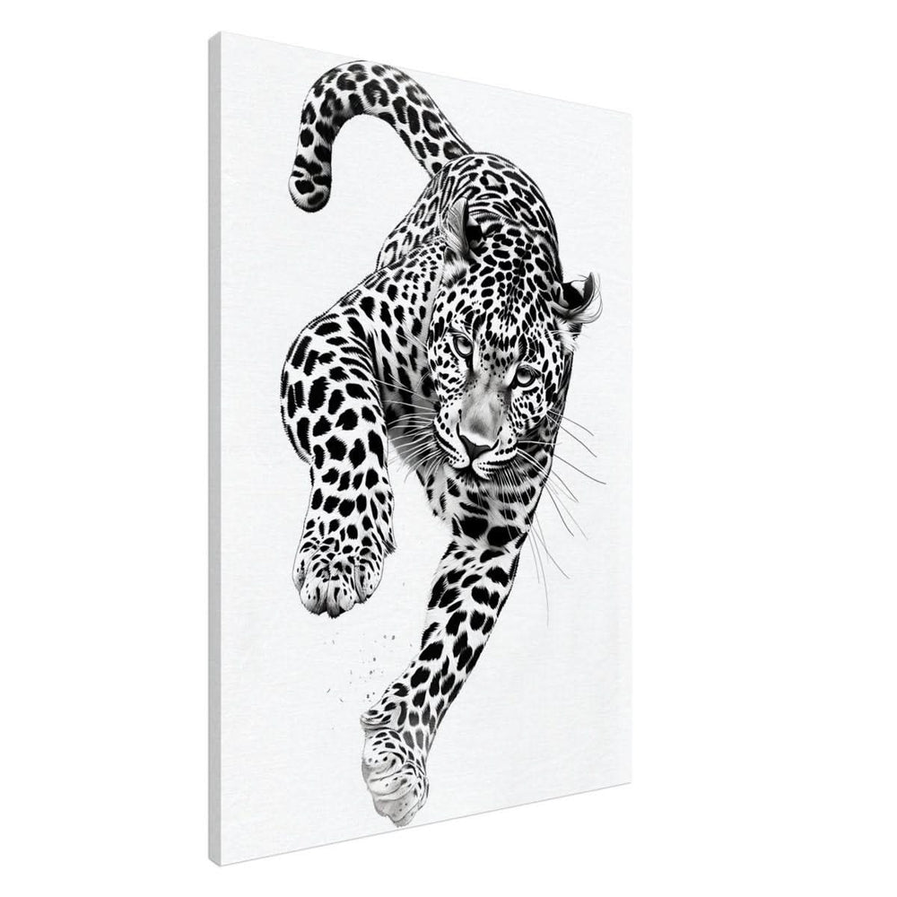 Da Vinci Nature Wall art | Wildlife | Leopard - Canvas - 70x100 cm / 28x40″ - Slim