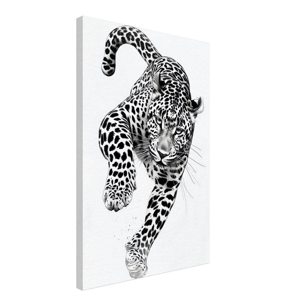 Da Vinci Nature Wall art | Wildlife | Leopard - Canvas - 50x75 cm / 20x30″ - Thick