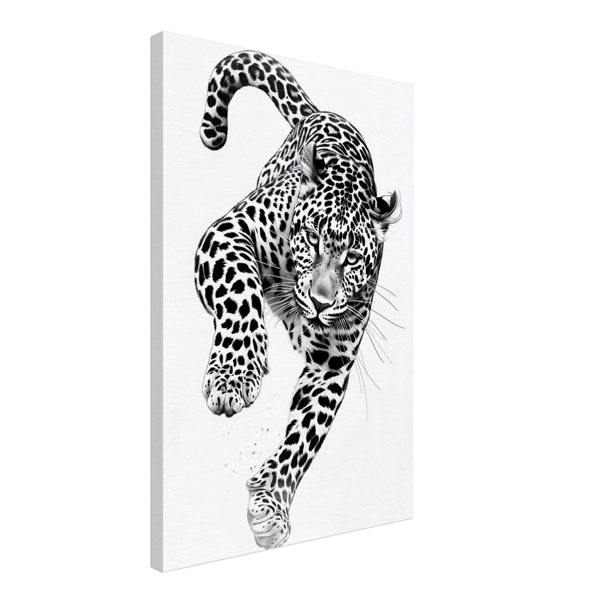 Da Vinci Nature Wall art | Wildlife | Leopard - Canvas - 50x75 cm / 20x30″ - Thick
