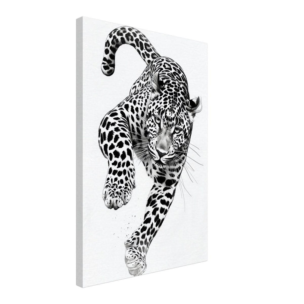 Da Vinci Nature Wall art | Wildlife | Leopard - Canvas - 40x60 cm / 16x24″ - Slim