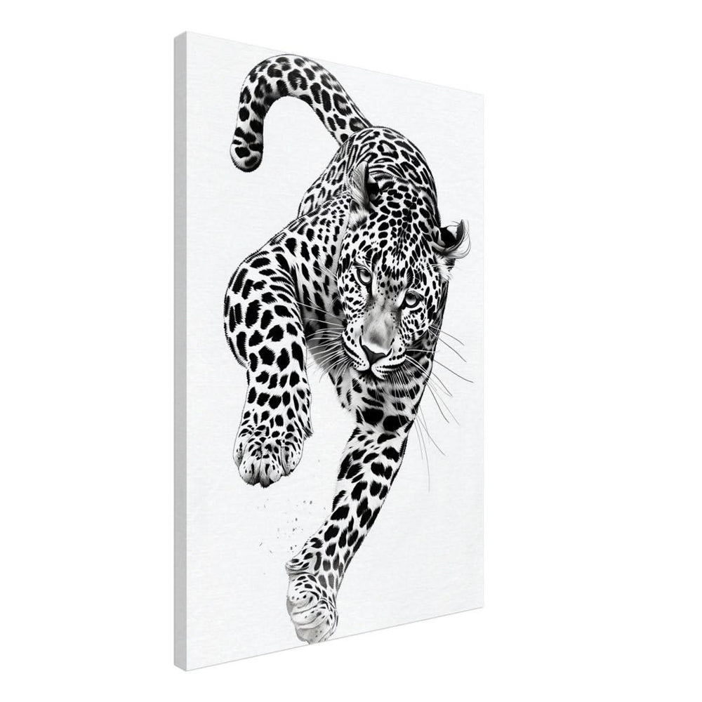 Da Vinci Nature Wall art | Wildlife | Leopard - Canvas - 50x75 cm / 20x30″ - Slim