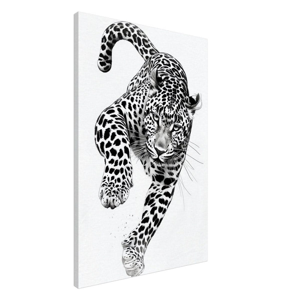 Da Vinci Nature Wall art | Wildlife | Leopard - Canvas - 60x90 cm / 24x36″ - Slim