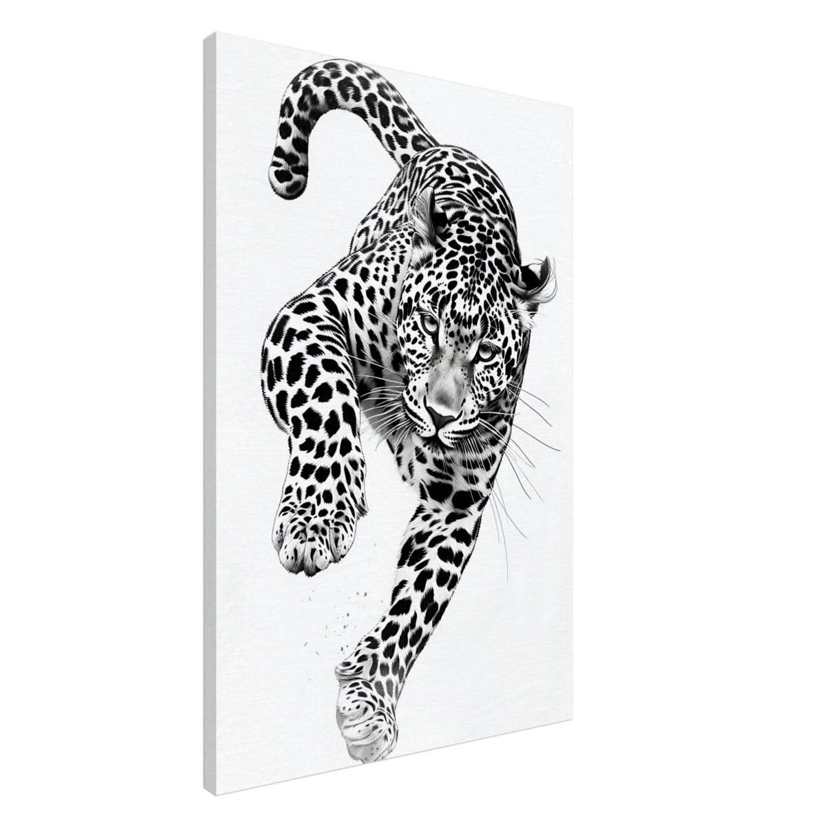 Da Vinci Nature Wall art | Wildlife | Leopard - Canvas - 60x90 cm / 24x36″ - Slim