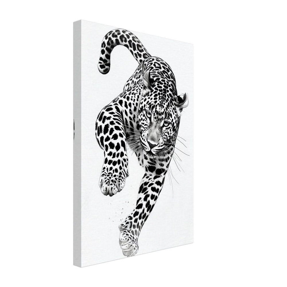 Da Vinci Nature Wall art | Wildlife | Leopard - Canvas - 30x45 cm / 12x18″ - Slim