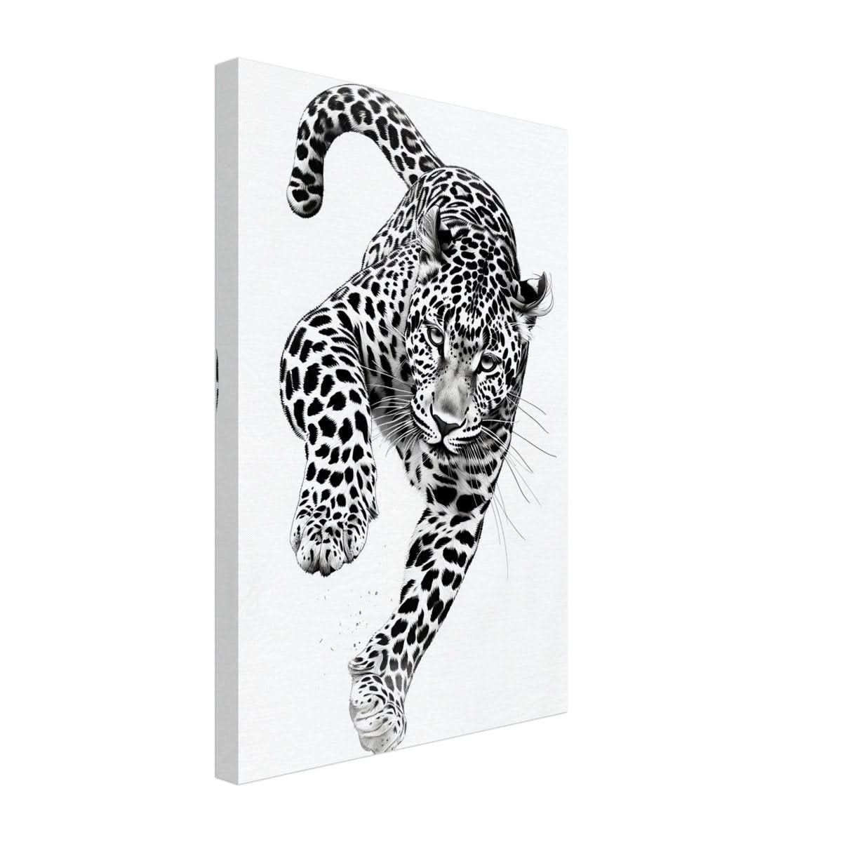 Da Vinci Nature Wall art | Wildlife | Leopard - Canvas - 30x45 cm / 12x18″ - Slim