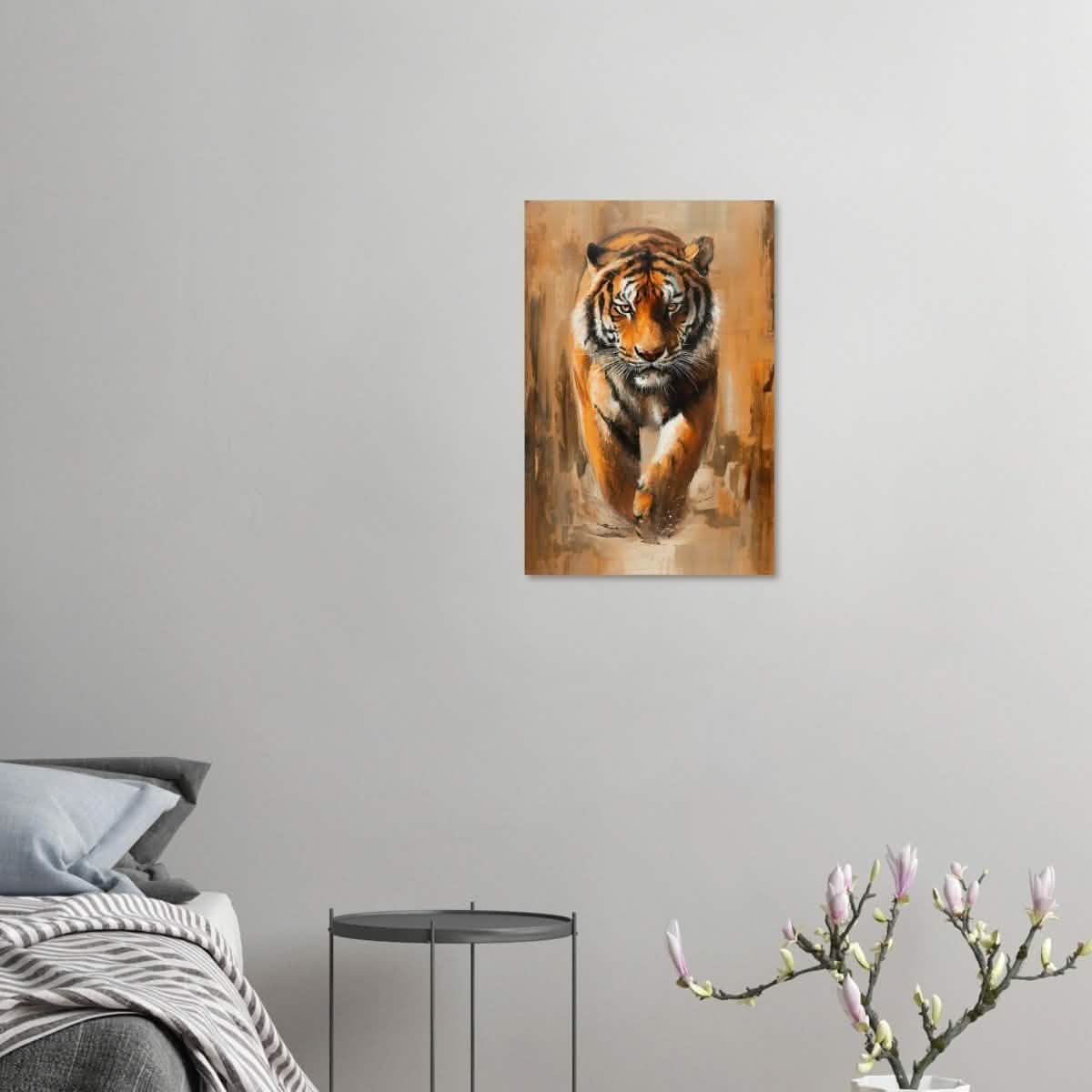 Da Vinci Nature Wall art | Wildlife | Tiger - Wood Prints - 40x60 cm / 16x24″ - 10 mm