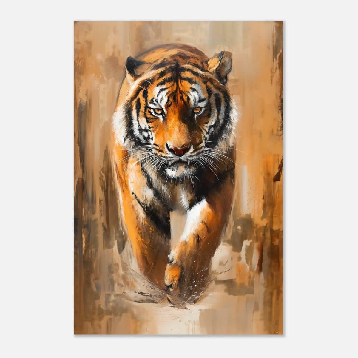 Da Vinci Nature Wall art | Wildlife | Tiger - Aluminum Print - 30x45 cm / 12x18″ -
