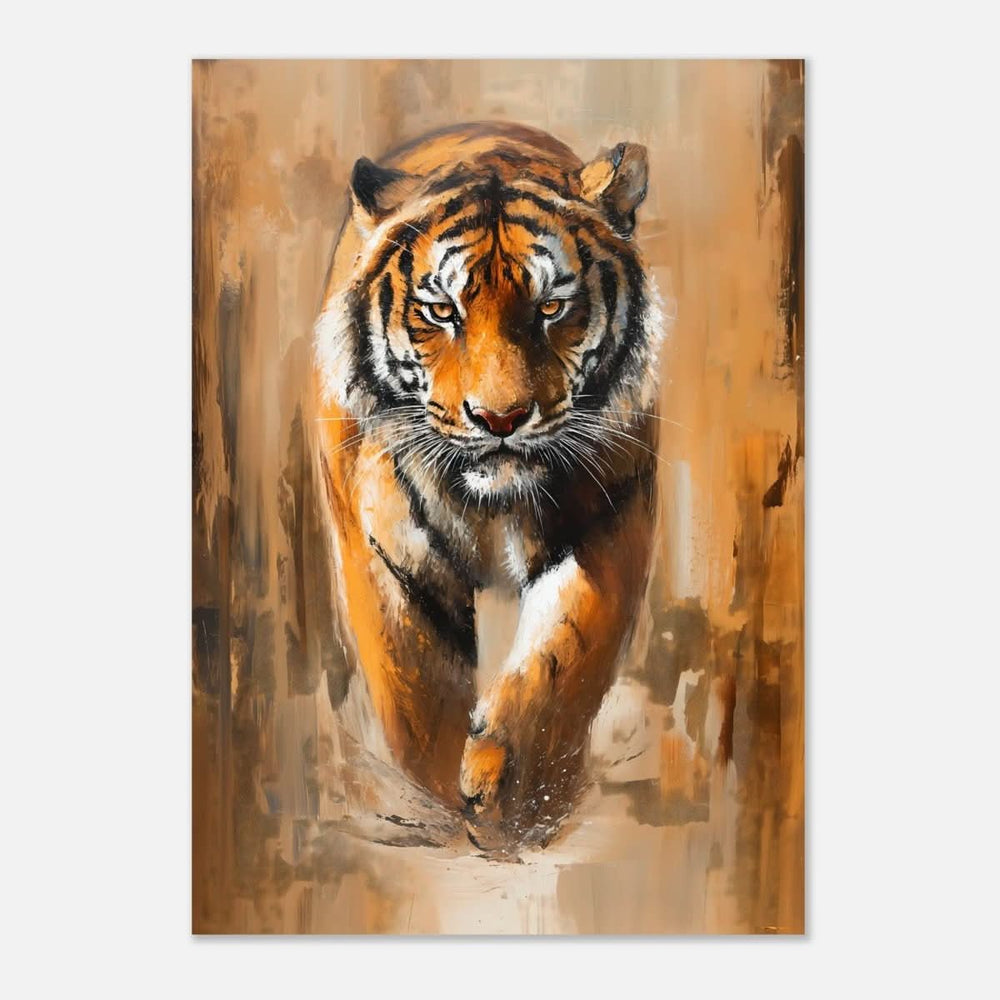 Da Vinci Nature Wall art | Wildlife | Tiger - Aluminum Print - 70x100 cm / 28x40″ -
