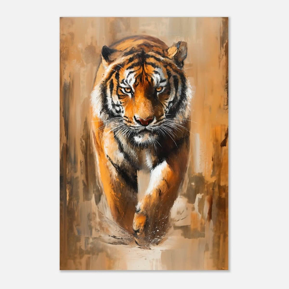 Da Vinci Nature Wall art | Wildlife | Tiger - Aluminum Print - 60x90 cm / 24x36″ -