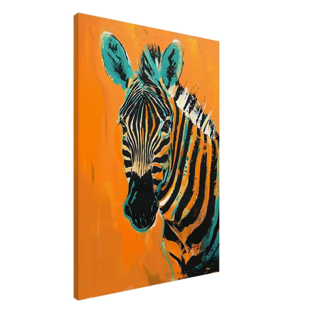 Da Vinci Nature Wall art | Wildlife | Zebra - Canvas - 70x100 cm / 28x40″ - Thick