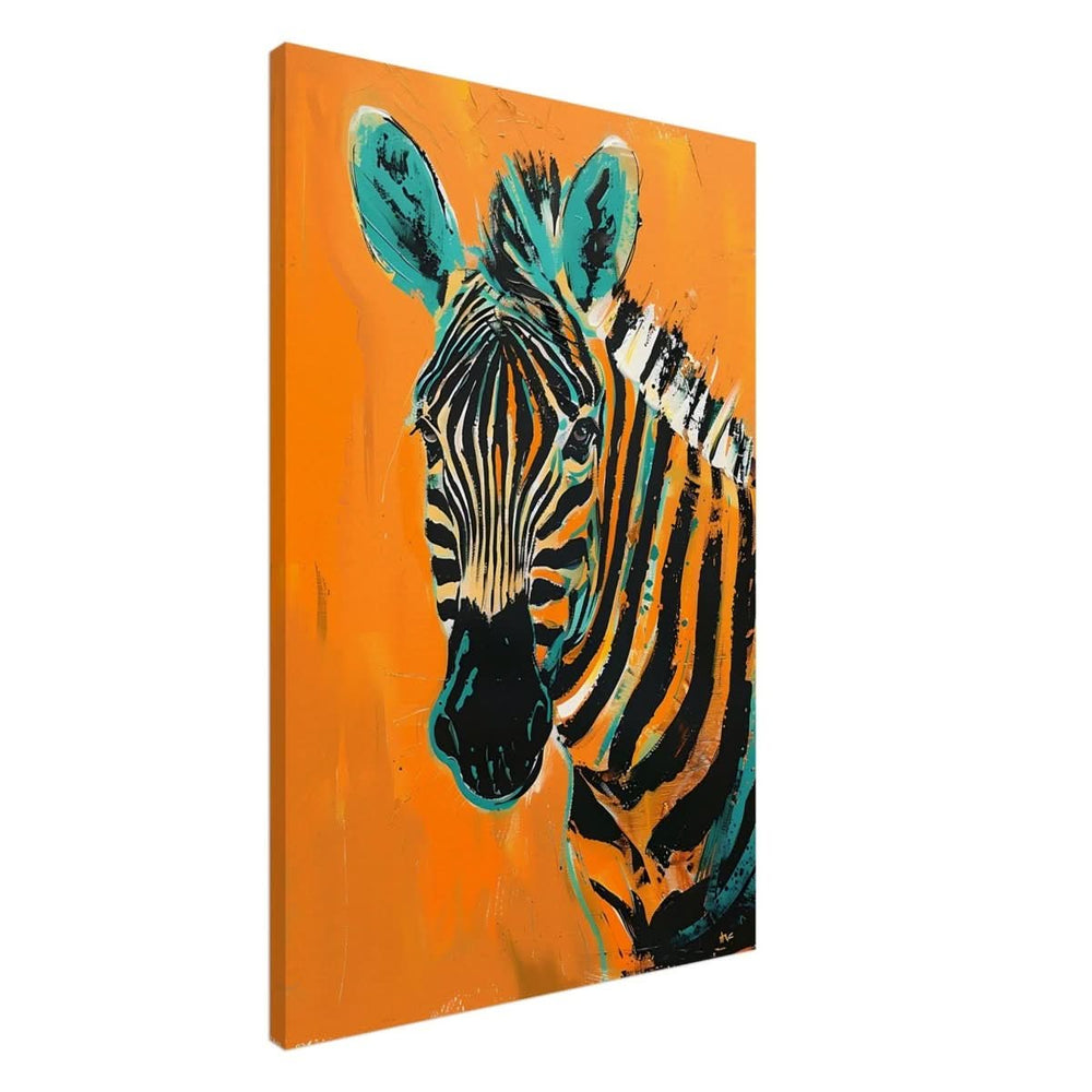 Da Vinci Nature Wall art | Wildlife | Zebra - Canvas - 60x90 cm / 24x36″ - Slim