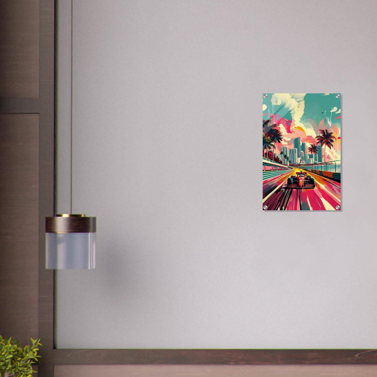 Da Vinci Pop Art Wall Art | Cars - Acrylic Print - 40x60 cm / 16x24″ -