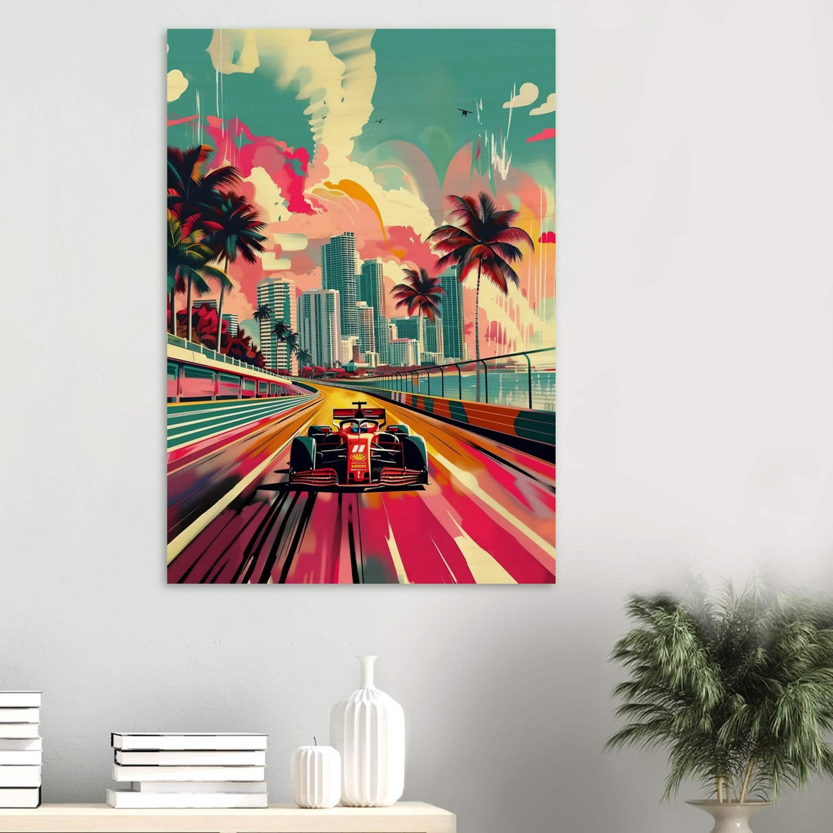 Da Vinci Pop Art Wall Art | Cars - Wood Prints - 70x100 cm / 28x40″ - 20 mm