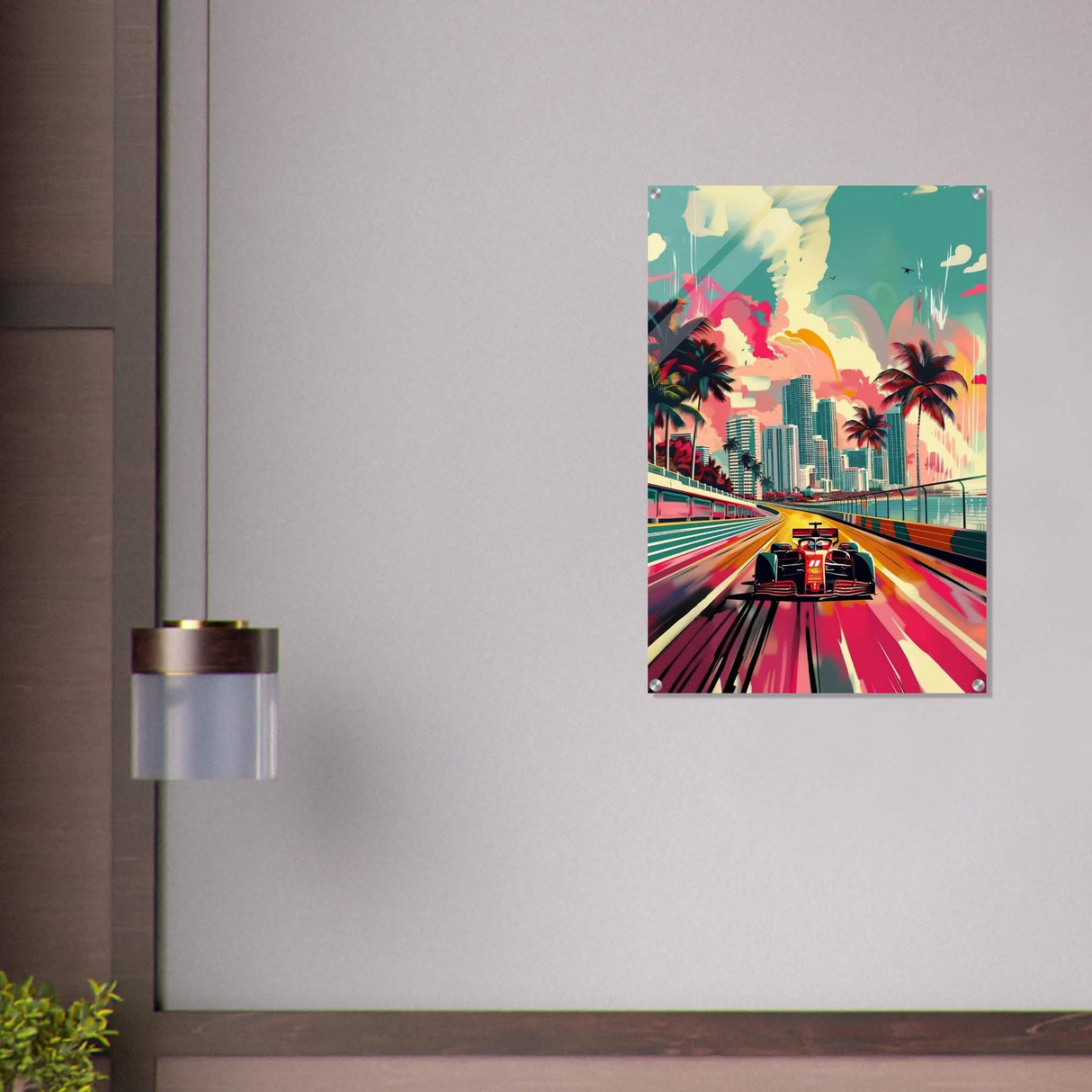 Da Vinci Pop Art Wall Art | Cars - Acrylic Print - 60x90 cm / 24x36″ -