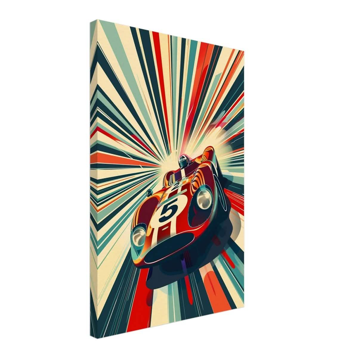 Da Vinci Pop Art Wall Art | Car - Canvas - 40x60 cm / 16x24″ - Slim