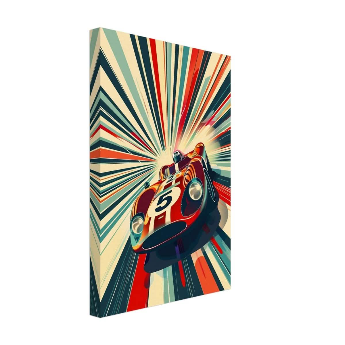 Da Vinci Pop Art Wall Art | Car - Canvas - 30x45 cm / 12x18″ - Thick