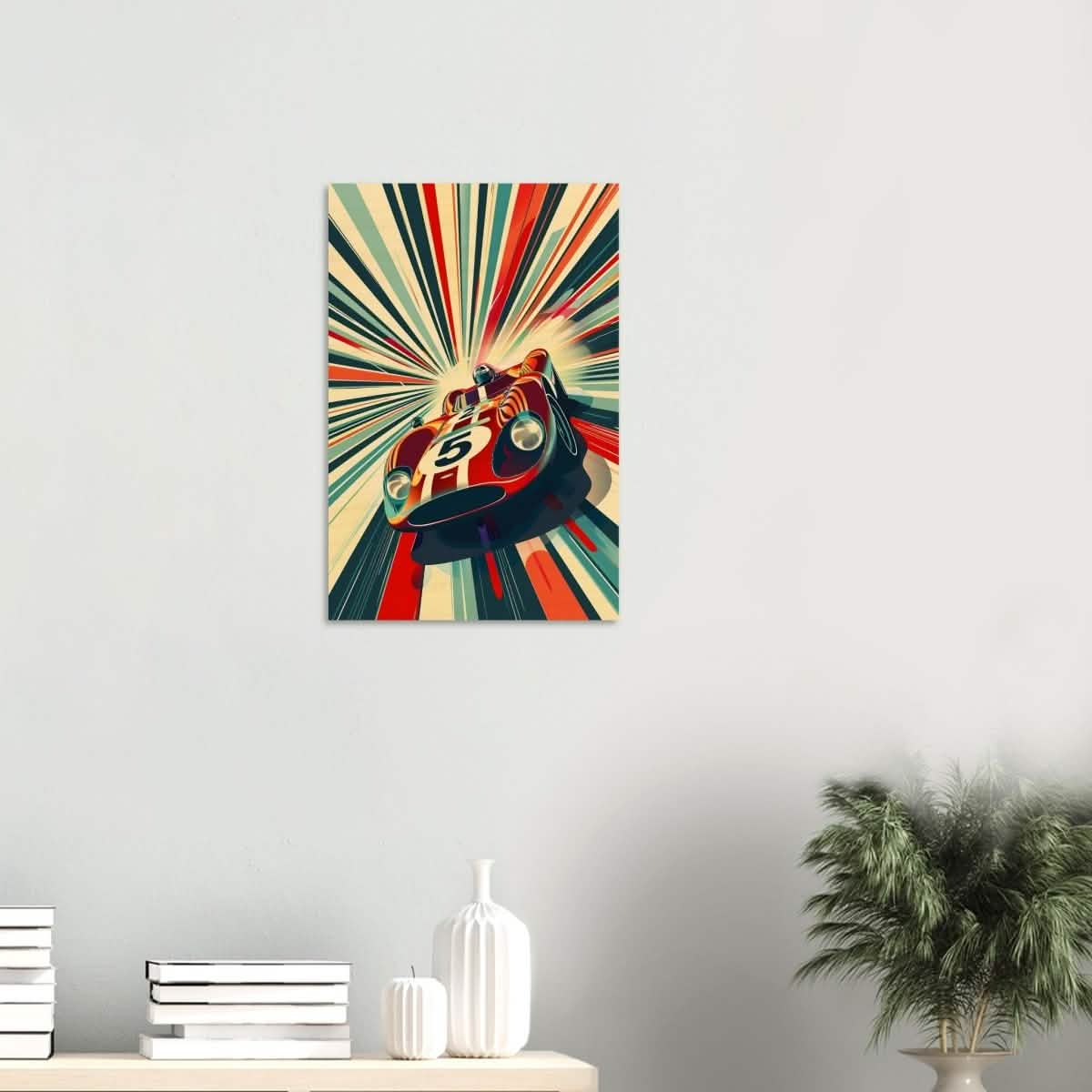 Da Vinci Pop Art Wall Art | Car - Wood Prints - 40x60 cm / 16x24″ - 10 mm