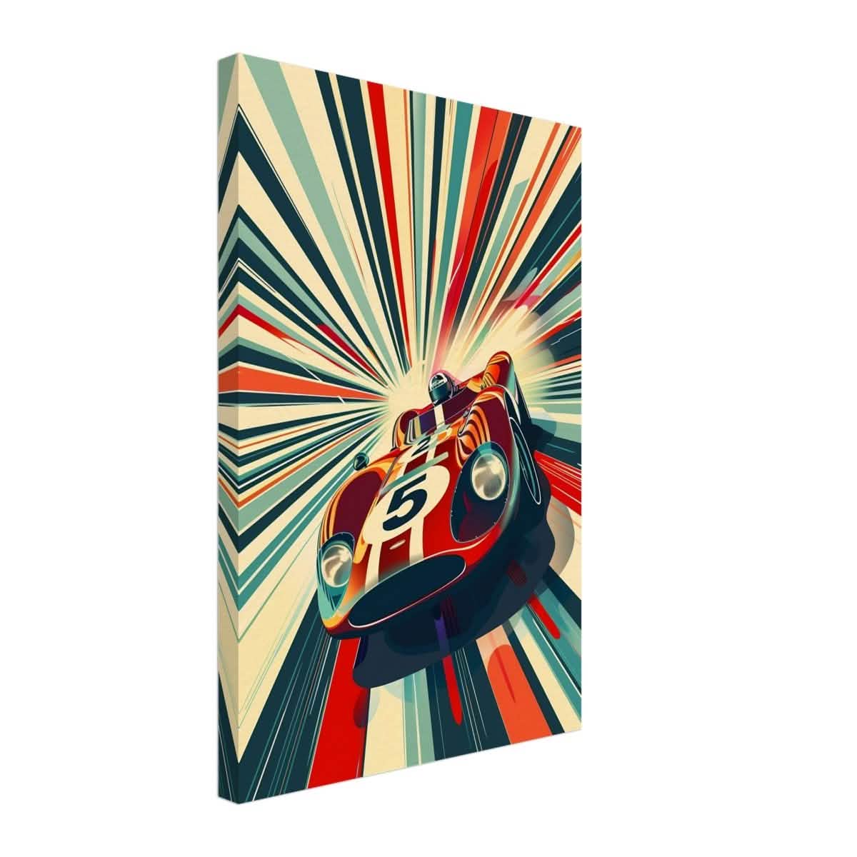 Da Vinci Pop Art Wall Art | Car - Canvas - 40x60 cm / 16x24″ - Thick