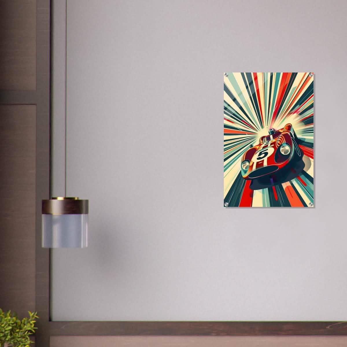 Da Vinci Pop Art Wall Art | Car - Acrylic Print - 50x75 cm / 20x30″ -