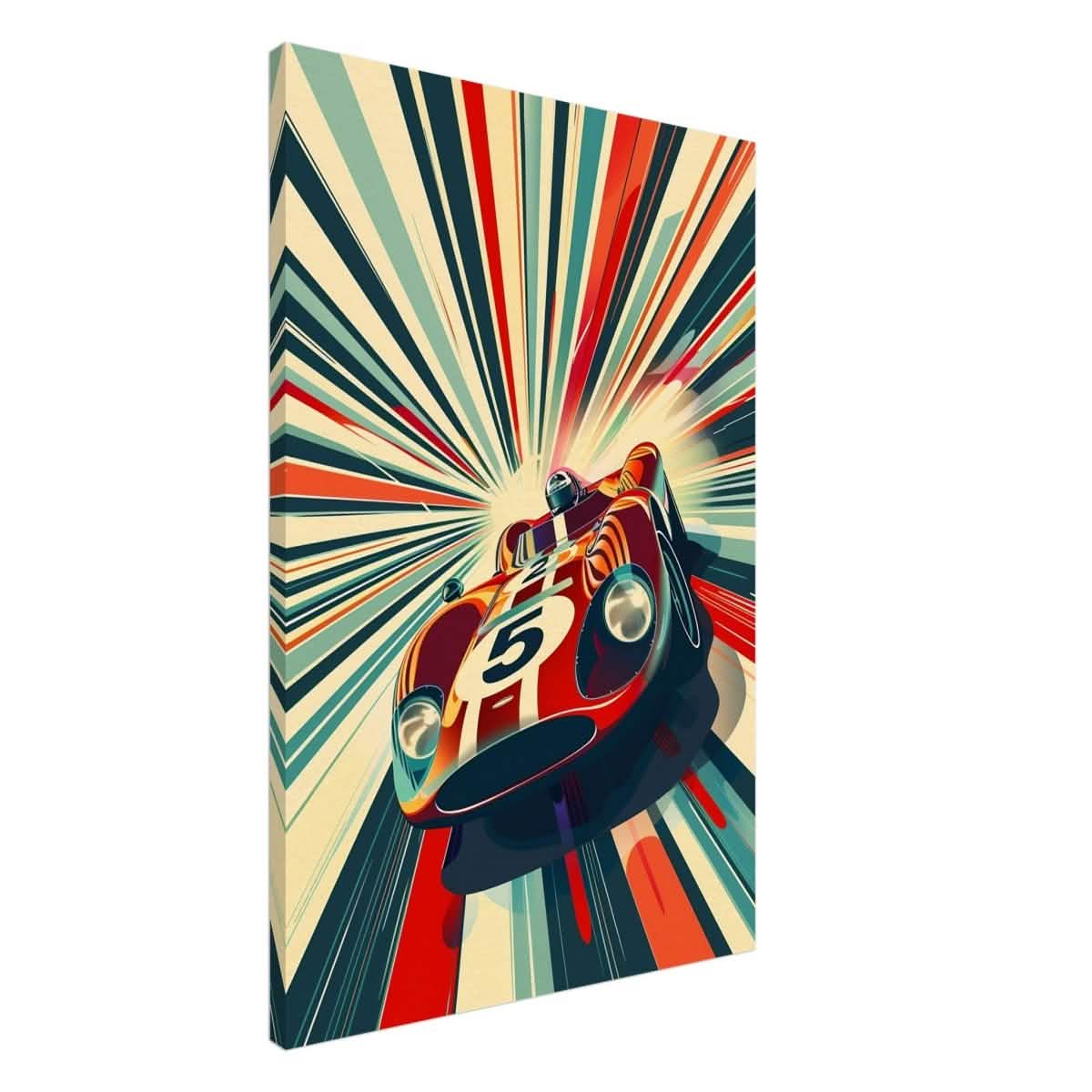 Da Vinci Pop Art Wall Art | Car - Canvas - 60x90 cm / 24x36″ - Slim