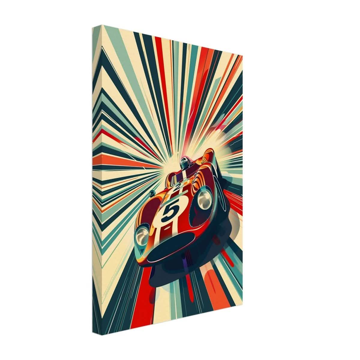 Da Vinci Pop Art Wall Art | Car - Canvas - 30x45 cm / 12x18″ - Slim