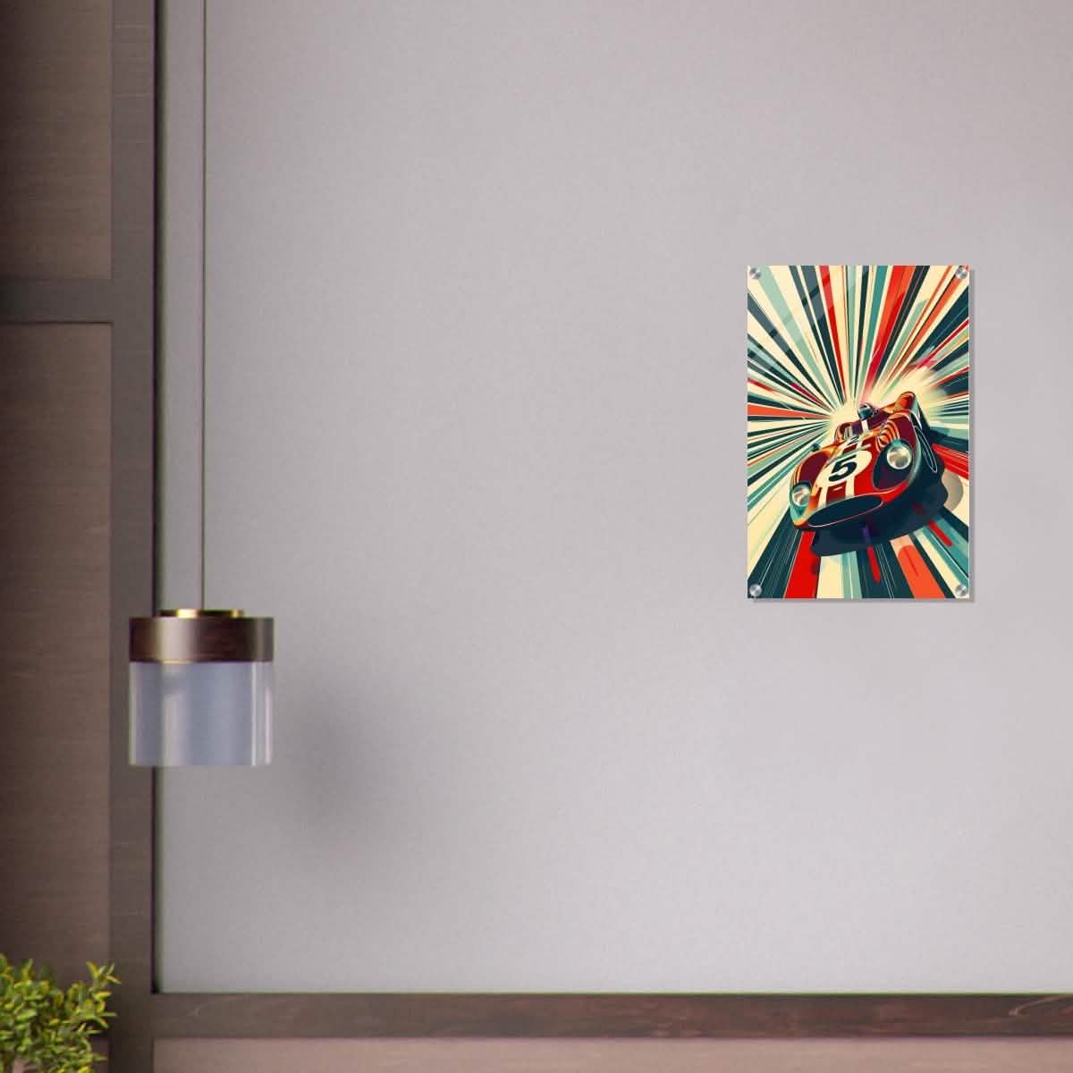 Da Vinci Pop Art Wall Art | Car - Acrylic Print - 40x60 cm / 16x24″ -