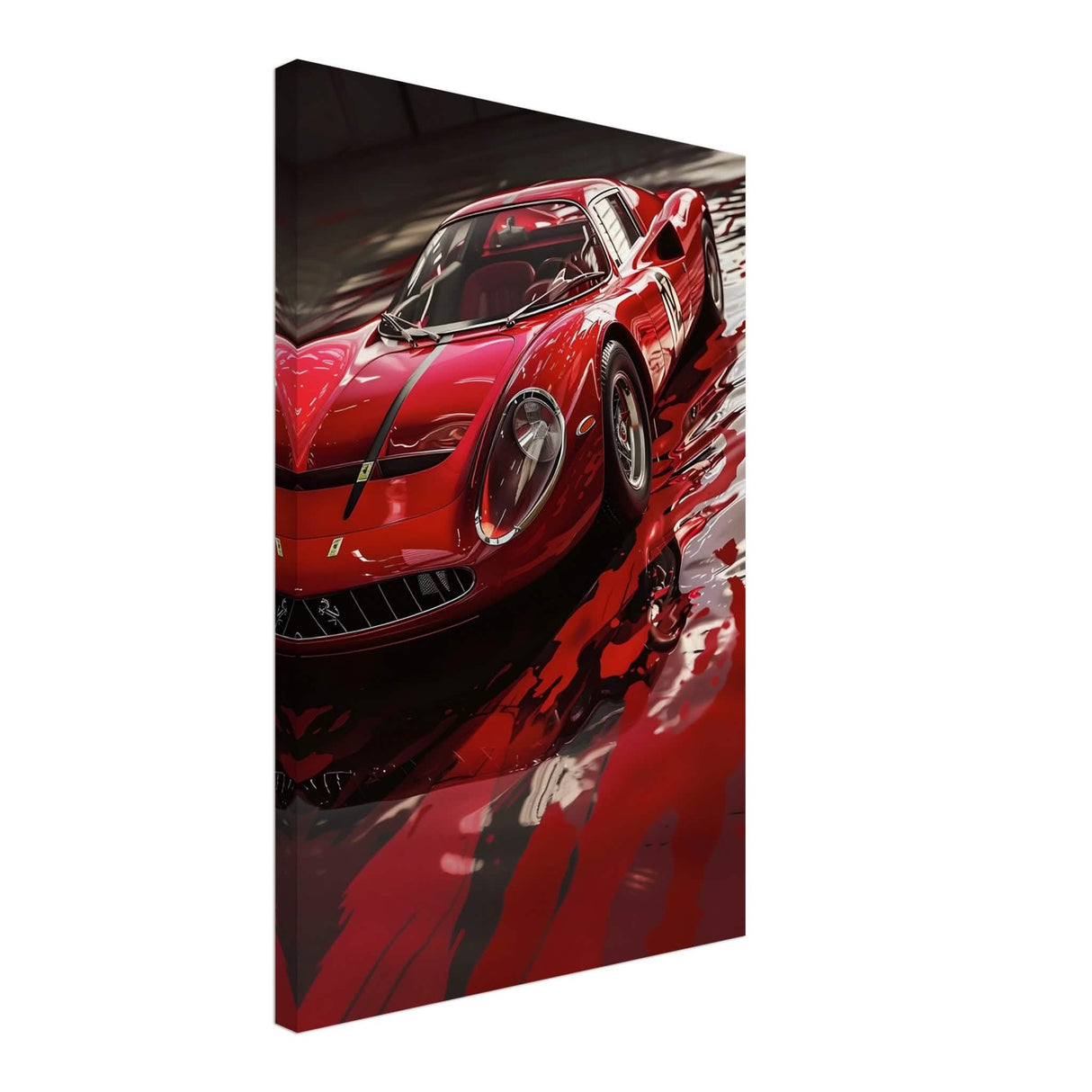 Da Vinci Pop Art Wall Art | Car - Canvas - 40x60 cm / 16x24″ - Slim