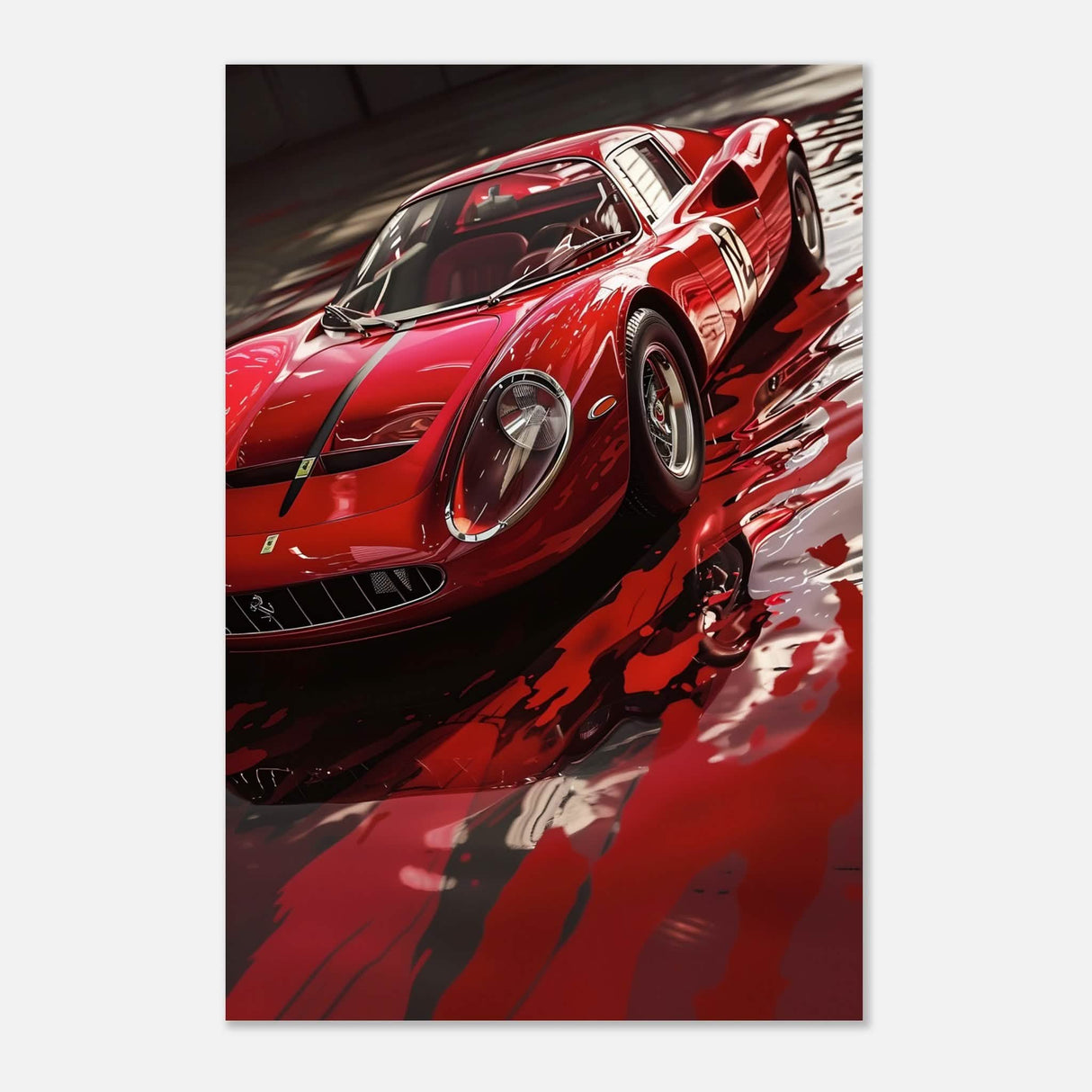 Da Vinci Pop Art Wall Art | Car - Aluminum Print - 50x75 cm / 20x30″ -