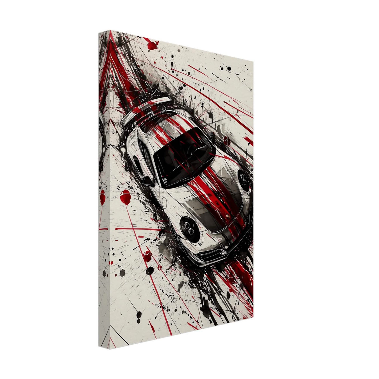 Da Vinci Pop Art Wall Art | Car - Canvas - 30x45 cm / 12x18″ - Thick