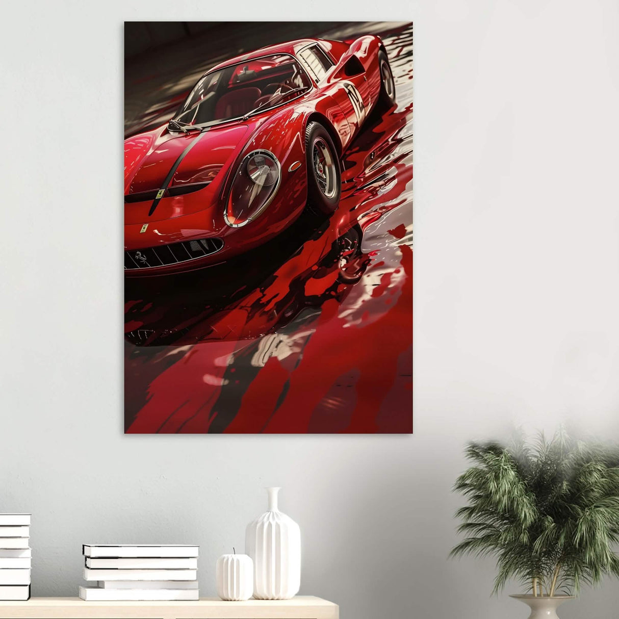 Da Vinci Pop Art Wall Art | Car - Wood Prints - 70x100 cm / 28x40″ - 20 mm