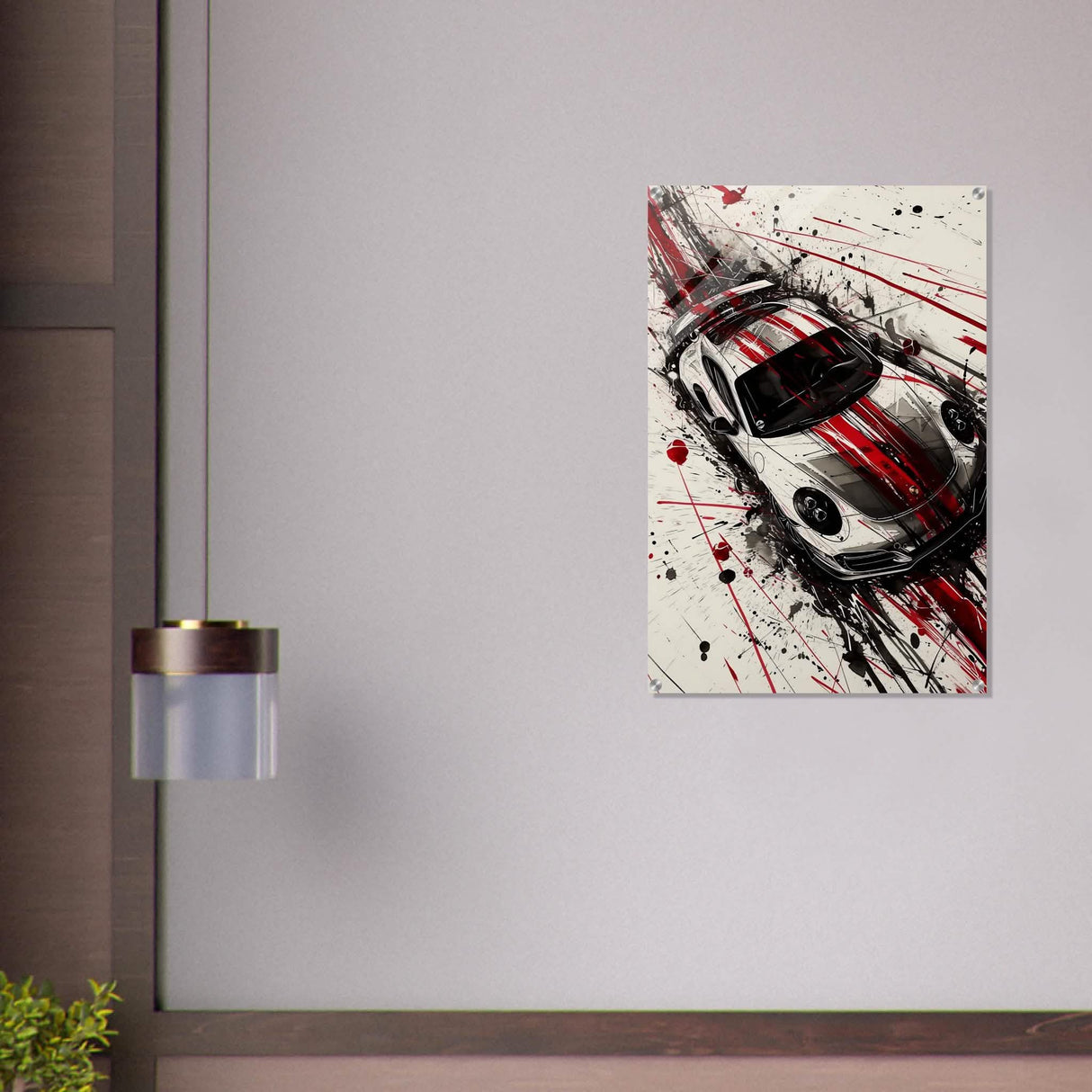 Da Vinci Pop Art Wall Art | Car - Acrylic Print - 60x90 cm / 24x36″ -