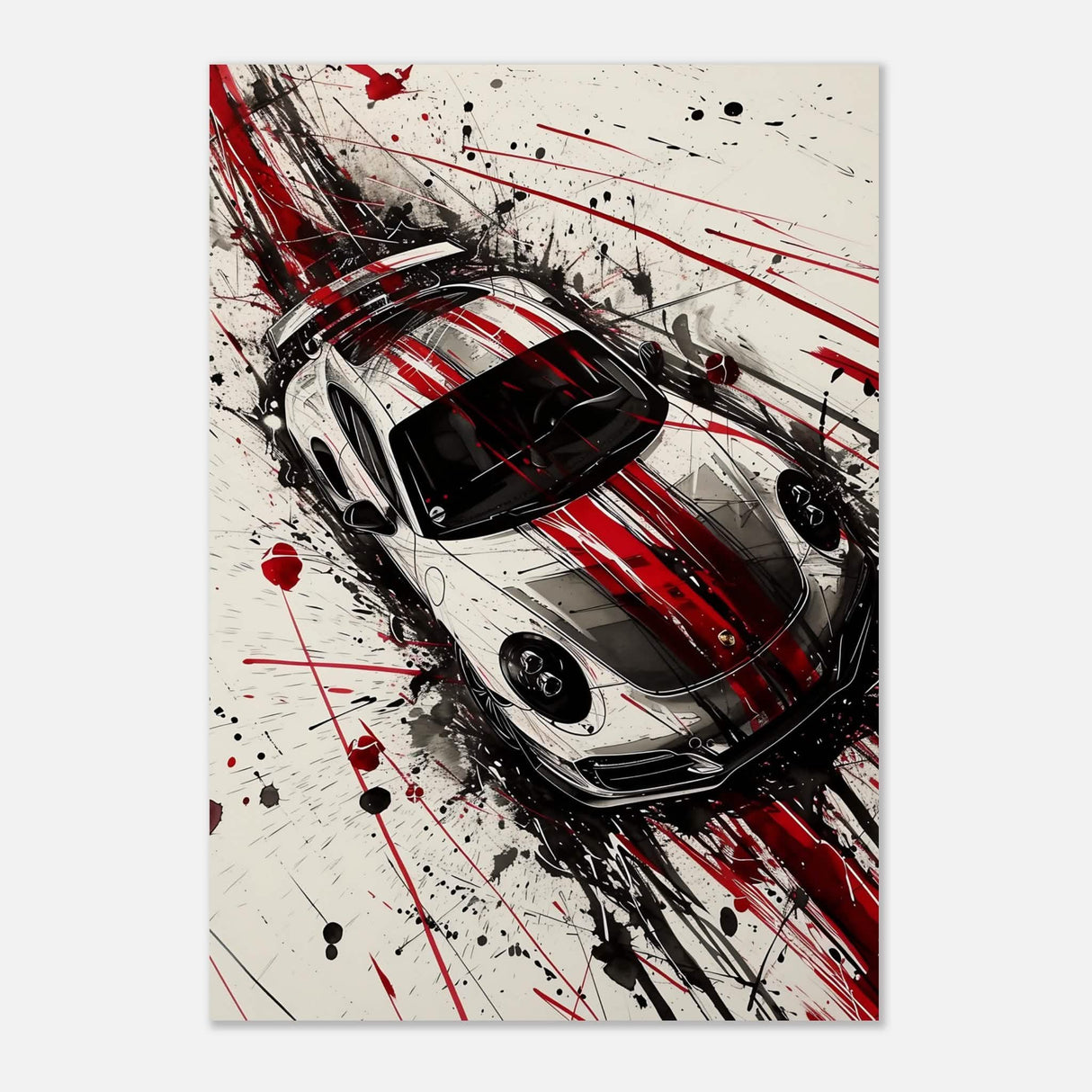 Da Vinci Pop Art Wall Art | Car - Aluminum Print - 70x100 cm / 28x40″ -