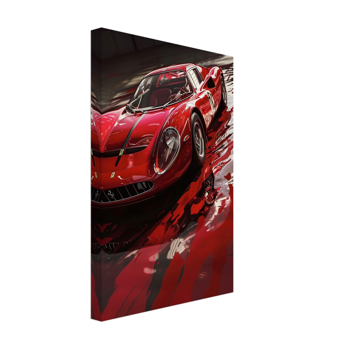 Da Vinci Pop Art Wall Art | Car - Canvas - 30x45 cm / 12x18″ - Thick