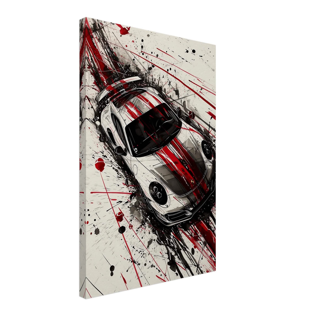 Da Vinci Pop Art Wall Art | Car - Canvas - 40x60 cm / 16x24″ - Slim