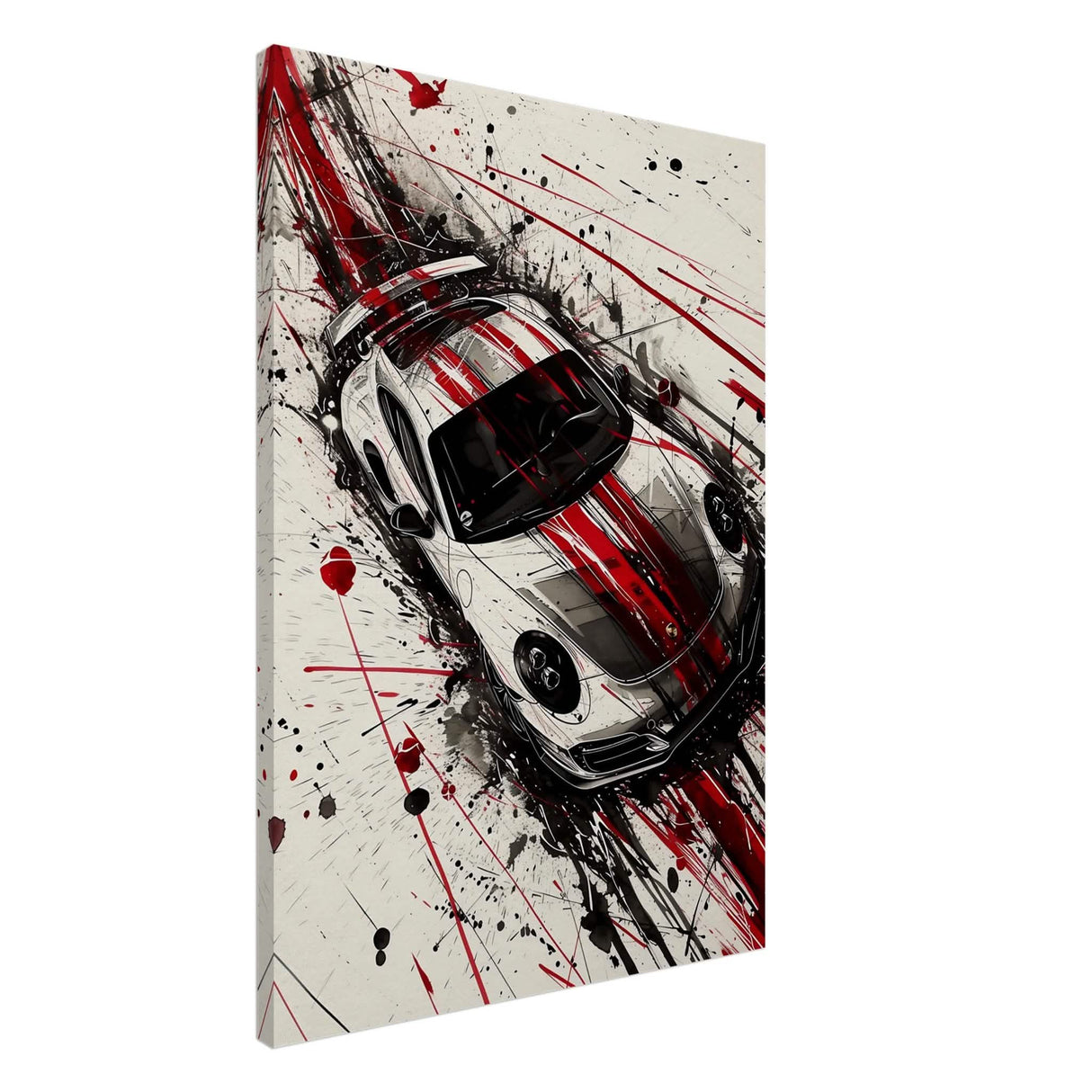 Da Vinci Pop Art Wall Art | Car - Canvas - 70x100 cm / 28x40″ - Thick