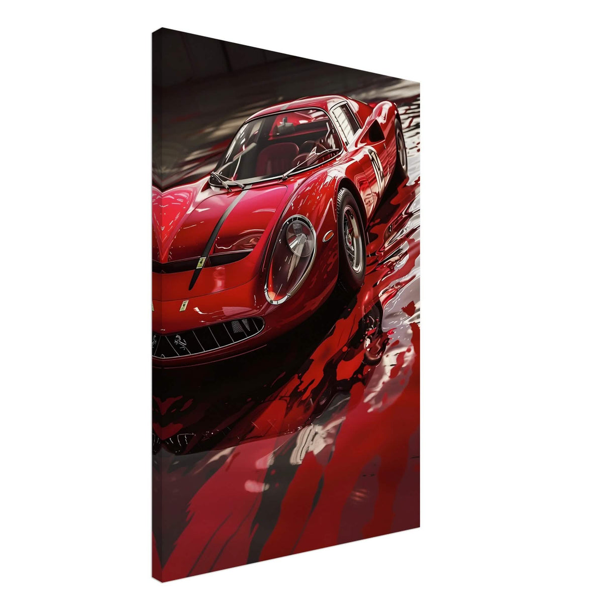 Da Vinci Pop Art Wall Art | Car - Canvas - 50x75 cm / 20x30″ - Slim