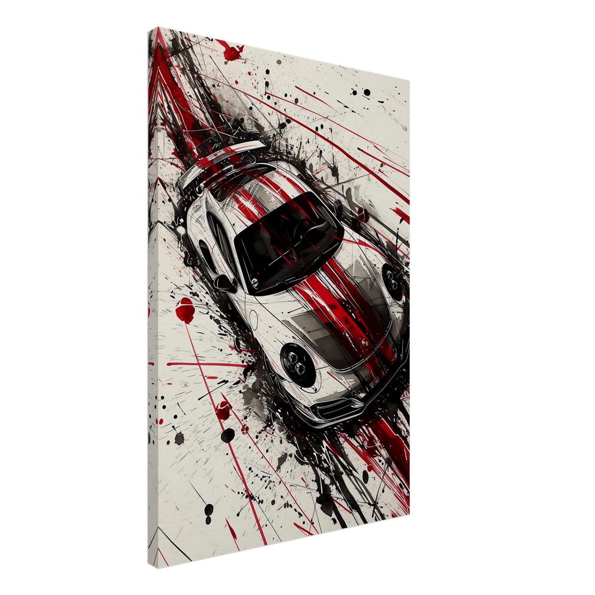 Da Vinci Pop Art Wall Art | Car - Canvas - 50x75 cm / 20x30″ - Slim