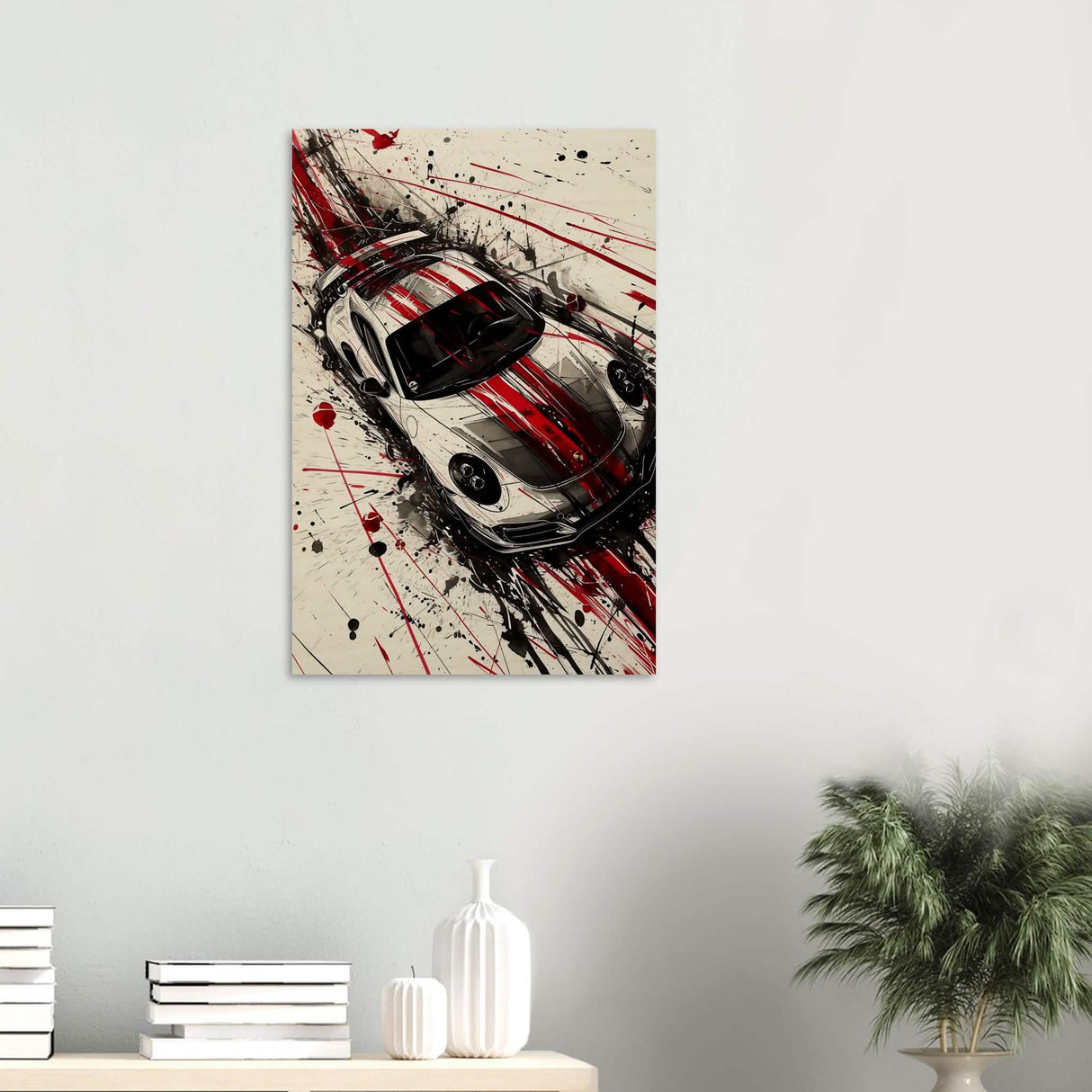Da Vinci Pop Art Wall Art | Car - Wood Prints - 50x75 cm / 20x30″ - 10 mm