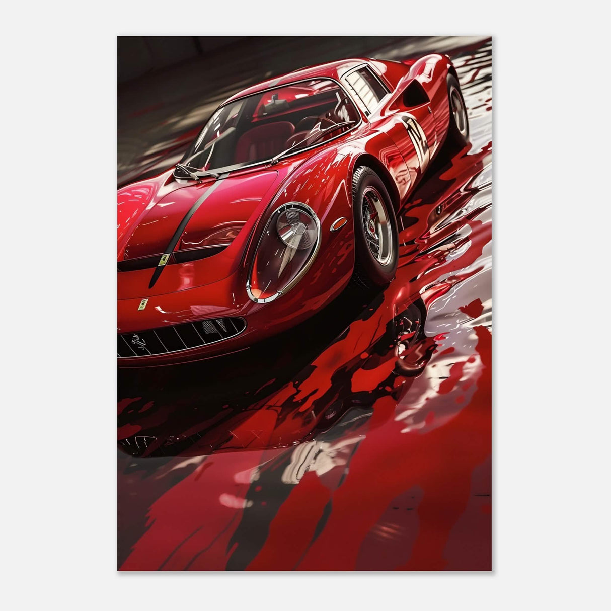 Da Vinci Pop Art Wall Art | Car - Aluminum Print - 70x100 cm / 28x40″ -