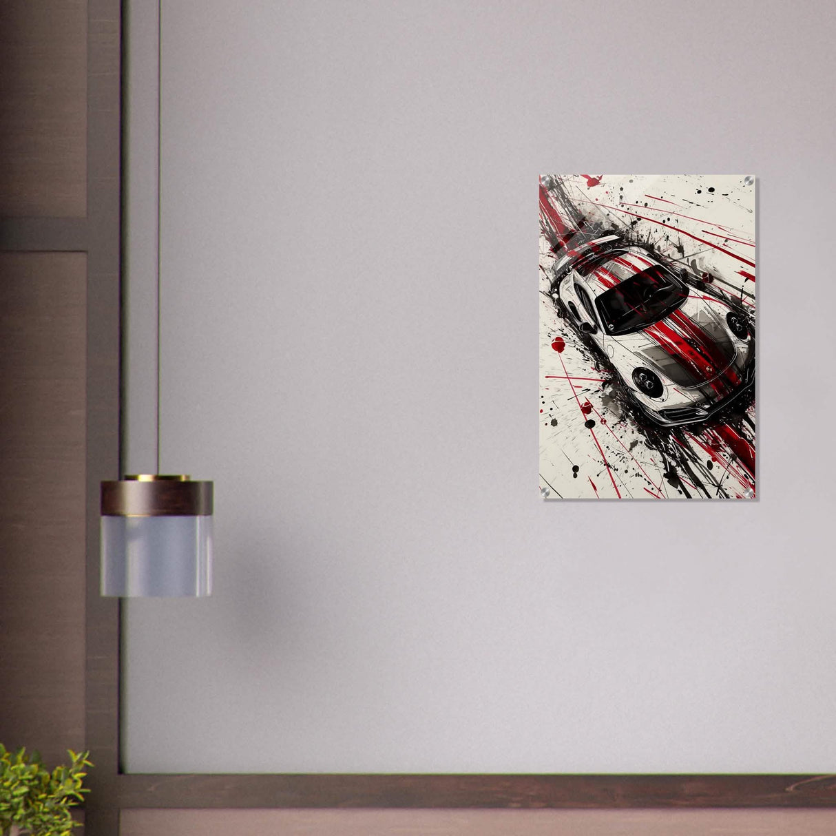 Da Vinci Pop Art Wall Art | Car - Acrylic Print - 50x75 cm / 20x30″ -