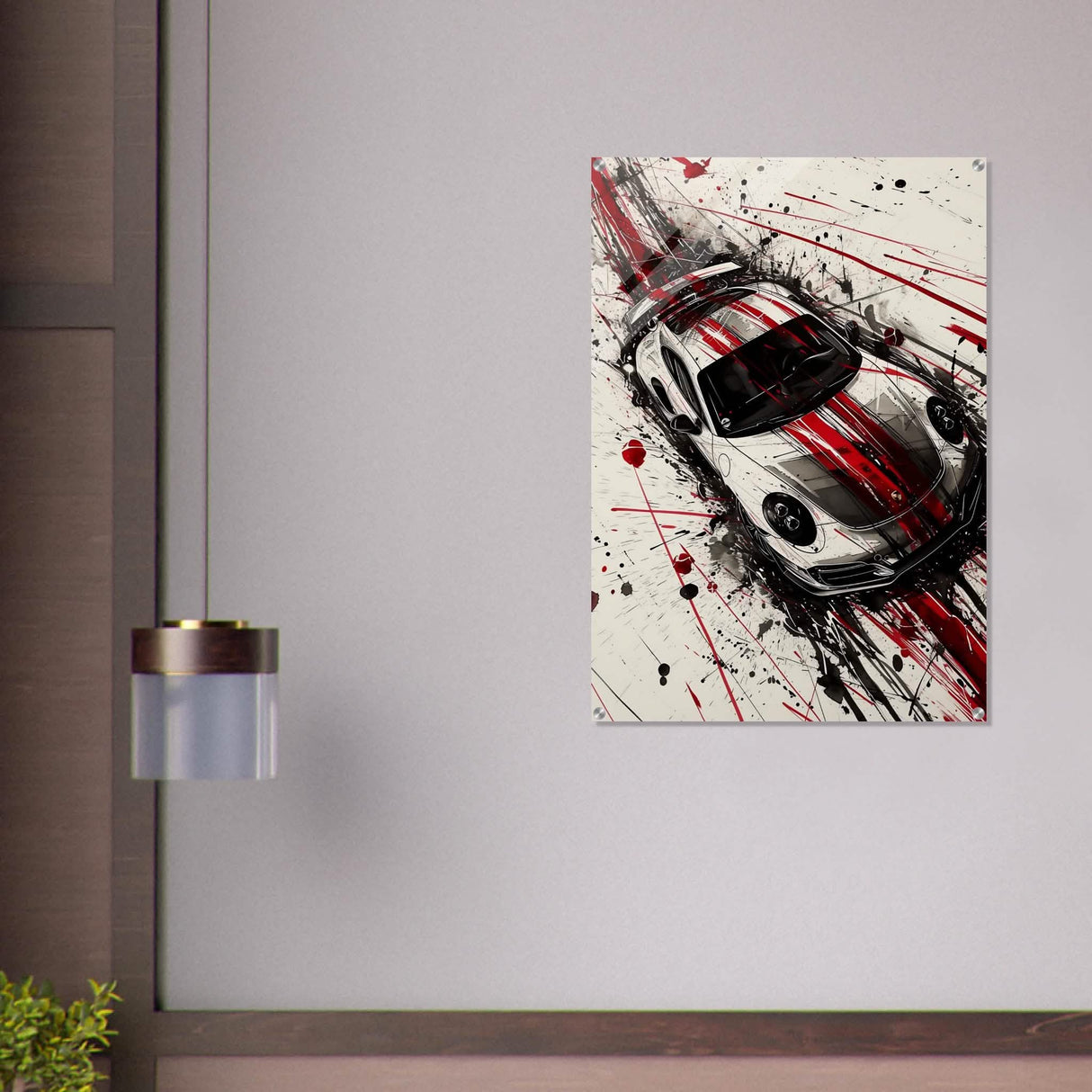 Da Vinci Pop Art Wall Art | Car - Acrylic Print - 70x100 cm / 28x40″ -