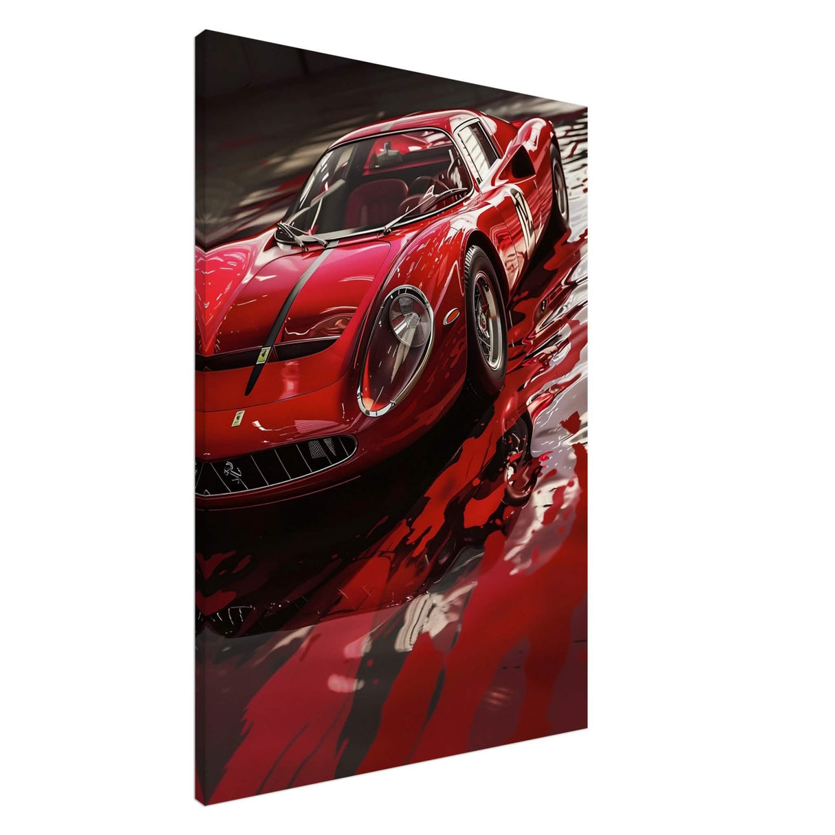 Da Vinci Pop Art Wall Art | Car - Canvas - 70x100 cm / 28x40″ - Slim