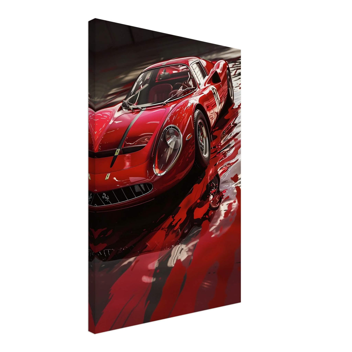 Da Vinci Pop Art Wall Art | Car - Canvas - 50x75 cm / 20x30″ - Thick